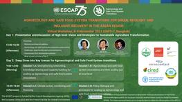 Agro-ecological and safe food transitions for green, resilient and inclusive recovery in the ASEAN region 