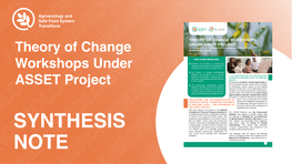 Synthesis Note_Theory of Change under ASSET Project